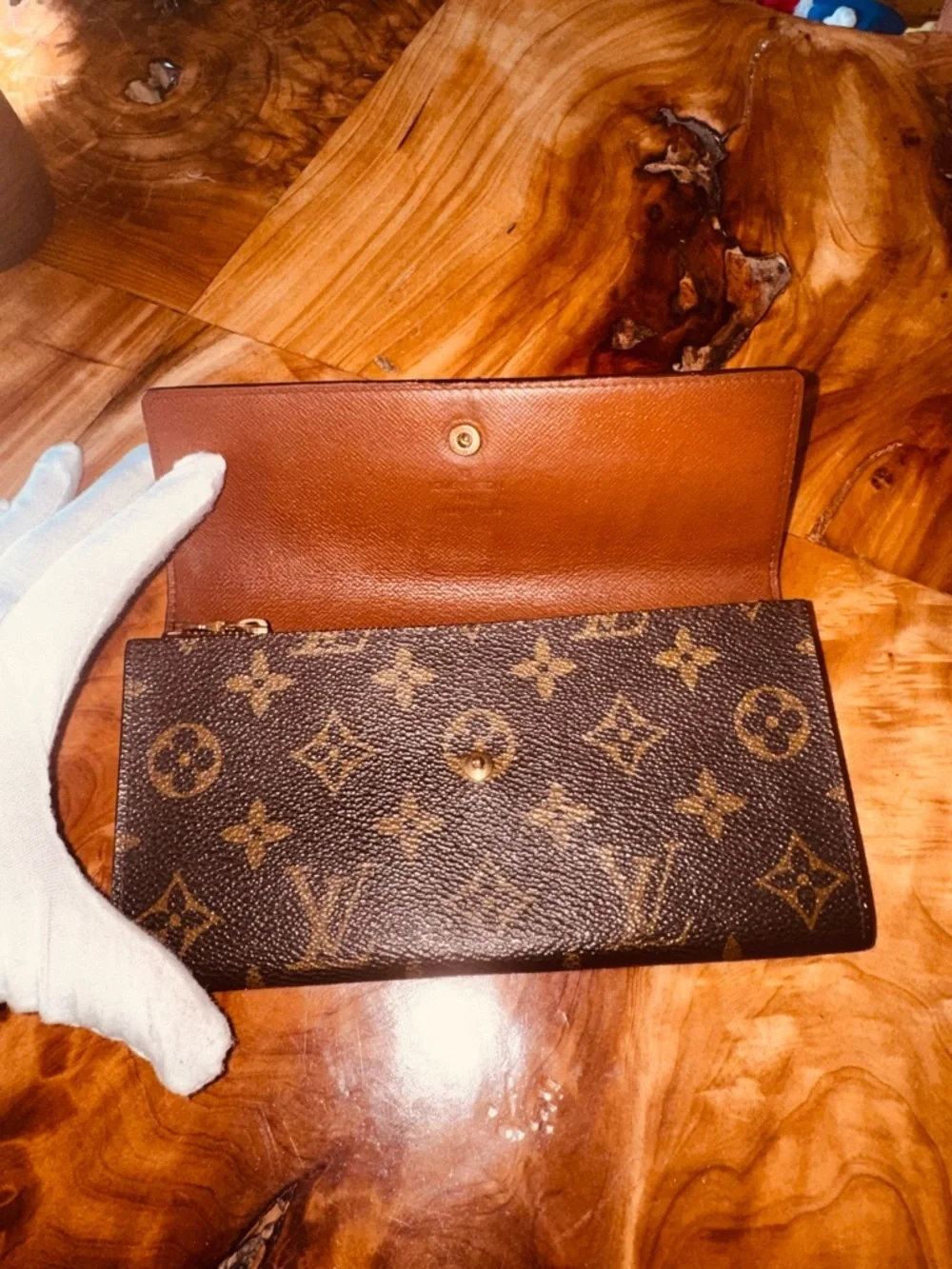 Louis Vuitton monogram Sarah wallet beautiful vintage pre-loved 1991 - Picture 6 of 15
